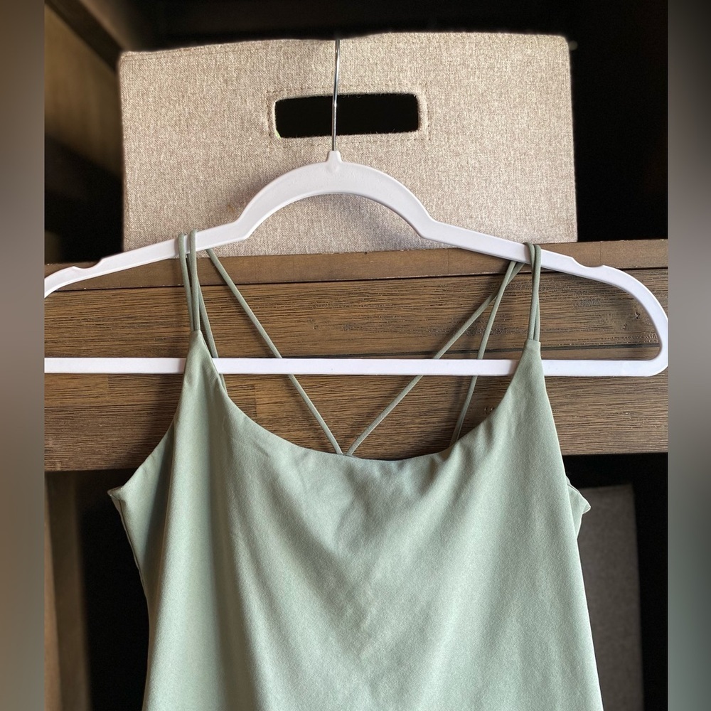 Abercrombie & Fitch Green Mini Dress - Picture 6 of 9